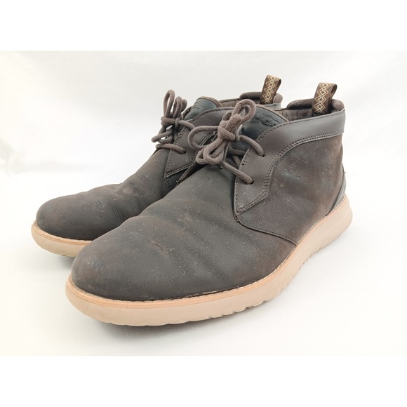 UGG Other - UGG Men's Dark Brown Leather Chukka Boots Treadlite Sole Size 11